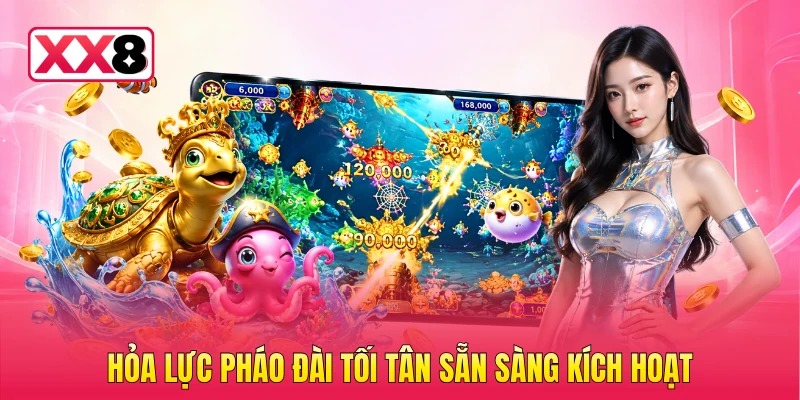 Hỏa lực pháo đài tối tân sẵn sàng kích hoạt
